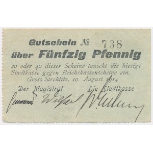 Strzelce Opolskie [Gross Strehlitz], 25 fenig 1914