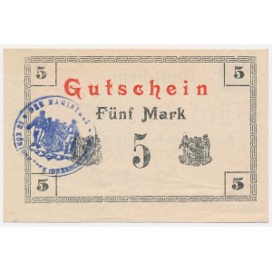 Königshütte Huta [Königshütte O.S.], 5 marks 1918