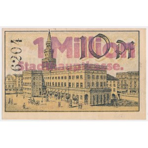 Opole [Oppeln], 1 mln marek - przedruk z 10 fenigów
