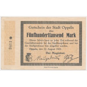 Opole [Oppeln], 500,000 marks 1923