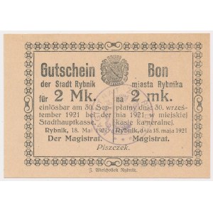Rybnik [Rybnik], 2 marks 1921