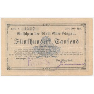 Glogowek [Ober Glogau], 500,000 marks 07.1923