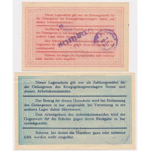 Camp Senne, 2 and 5 marks 1917 - set (2pcs)