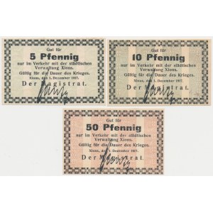 Książ [Xions], 5-50 fenig 1917 - set (3pcs)