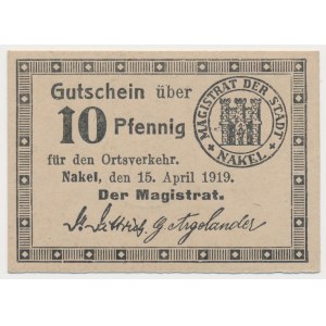 Nakło [Nakel], 10 fenigów 1919
