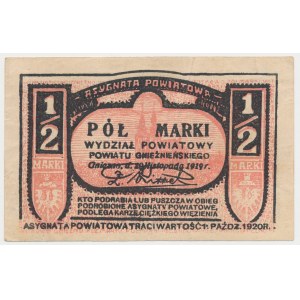 Gniezno / Witkowo, 1/2 mark 1919