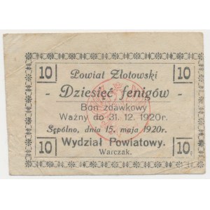 Sepolno, 10 fenigs 1920