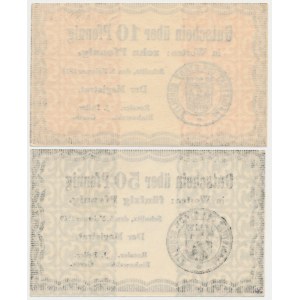 Solec Kujawski [Schulitz], 10 and 50 fenig 1919 - set (2pcs)