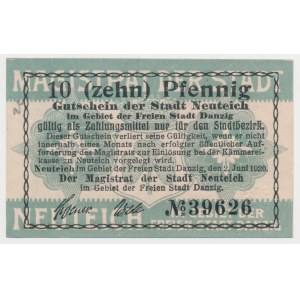 New Pond [Neuteich], 10 fenig 1920