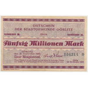 Zgorzelec [Görlitz], 50 million marks 1923