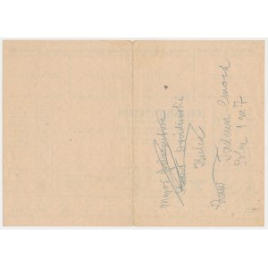 Warszawa, Karta żywnościowa 09.1944