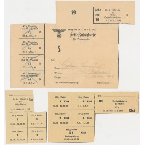 III Rzesza, Karty żywnościowe (3szt)