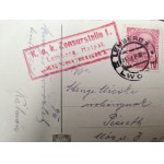 Lwów - Lemberg - Kopiec Unii Lubelskiej, Plac Halicki i inne [ K.U.K. Lemberg, Cenzura Wojskowa ]