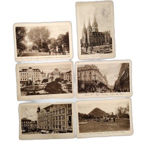 Lwów - Lemberg - Pomnik Gołuchowskiego, Ul. 3 maja i inne [ K.U.K. Lemberg, Cenzura Wojskowa ]