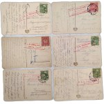 Lwów - Lemberg - Pomnik Gołuchowskiego, Ul. 3 maja i inne [ K.U.K. Lemberg, Cenzura Wojskowa ]