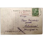 Lwów - Lemberg - Plac Maryacki - pocztówka rozkładana, 1915 rok [ K.U.K. Lemberg, Cenzura Wojskowa ]