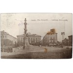 Lwów - Lemberg - Plac Maryacki - pocztówka rozkładana, 1915 rok [ K.U.K. Lemberg, Cenzura Wojskowa ]