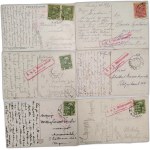 Lot 6 pocztówek : Lwów - Lemberg - Plac Św. Ducha, Dworzec i inne [ K.U.K. Lemberg, Cenzura Wojskowa ]