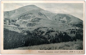 Howerla, the highest peak of Czarnohora 2058 m.a.s.l., - Kresy