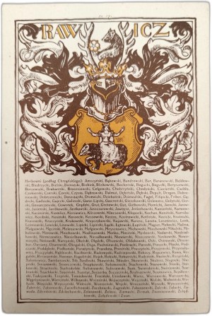 Coats of arms of Poland - Coat of arms of Rawicz - Jan Dzierżbicki's edition.