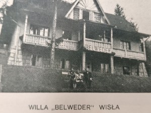 Villa Belvedere - Wisla , J. Torowie [ Wisla Těšín Silesia, Weichsel ].