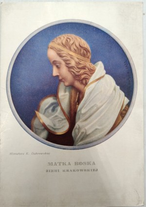 Our Lady of the Land of Krakow, a miniature by K. Dabrowska, a memorial to the death of Wit Stwosz