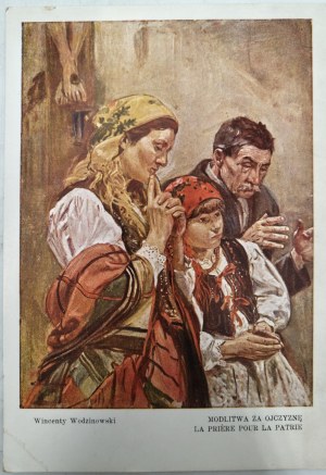 Wincenty Wodzinowski - Prayer for the Fatherland - published by the Polish White Cross [ Polish White Cross ].