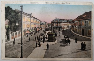Przemyśl - Square on the Gate , Hutter and Kanner ca. 1908