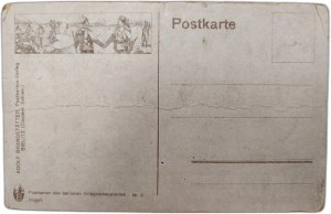 Map of warfare - Galicia World War I - Ostl. Kriegsschauplatz. 3. Galizien-Lublin-Warschau [ Druk Bielitz , Bielsko ].
