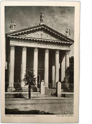 Postcard - Jan Bulhak - Vilnius, Evangelical Church - 1922