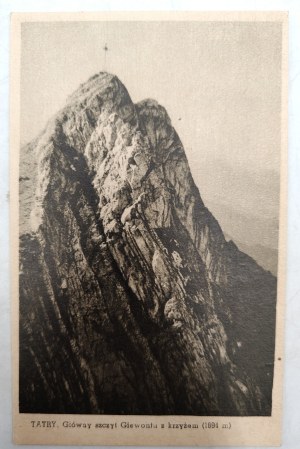 Tatra Mountains - The main peak of Giewont with a cross 1894 m. - Giewont