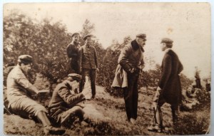 Patriotic Postcard, Polish Legions, - From P.O.W. exercises in 1917 near Warsaw