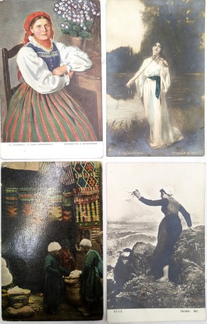 From the land of Sieradz; Caucasian types, and others