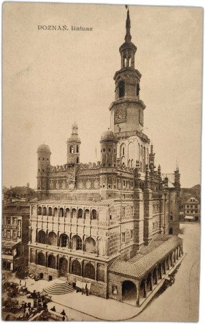 Poznan , City Hall - published by the Salon of Polish Painters in Krakow