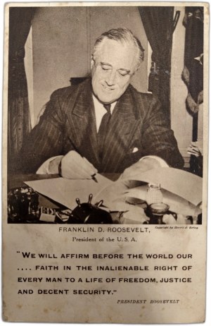 Franklin D. Roosevelt - U.S. President.