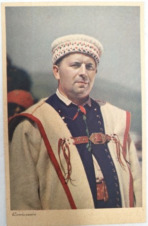 Łowiczanin - Folk costumes General Government, Cracow ca 1940 [ Folk costume , Łowicz ].