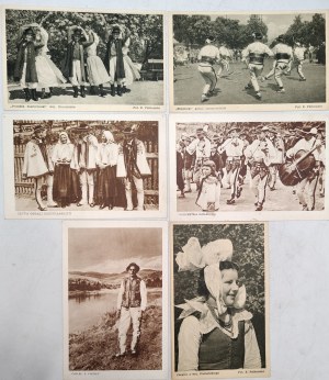 Folk Costumes, Highlanders from Pieniny and Zakopane, Cheetah from Poznañ Province.