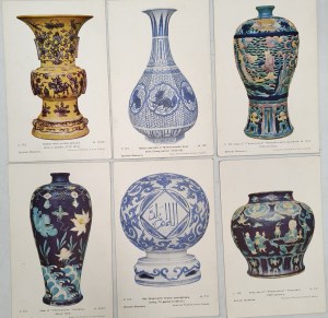 British Museum - 15 postcards - Chinese porcelain series, Ming Dynasty , 1920s