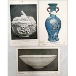 British Muzeum - 15 pocztówek - seria Chińska porcelana, Dynastia Ming , lata 20 XX wieku