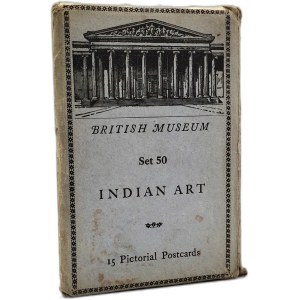 Skarby British Muzeum - Sztuka Indii - Indie, komplet 15 kart ok. 1920