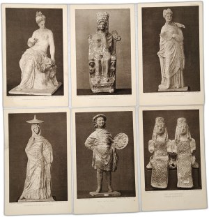 British Museum Treasures - Greek Terracotta - Greece - 14 cards ca. 1920