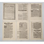 Skarby British Muzeum - Biblia Angielska od 1525 - 1611 roku - 14 kart ok. 1920
