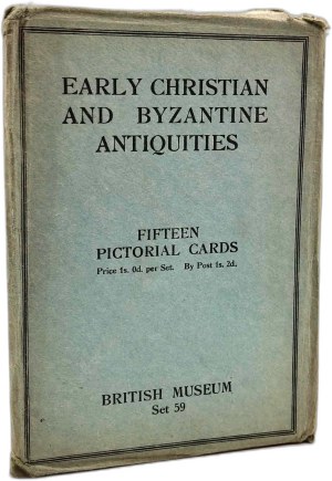 Treasures of the British Museum - Early Christian and Byzantine antiquities - 15 cards ca. 1920