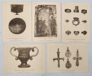 Treasures of the British Museum - Early Christian and Byzantine antiquities - 15 cards ca. 1920