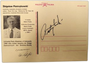 Zbigniew Pietrzykowski, - Autograph of the Olympic Champion [ BOKS ].