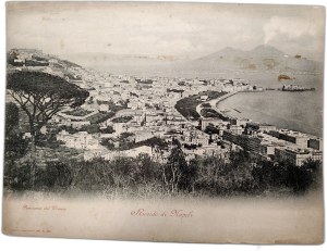 Ricordo di Napoli - Cartolina Gigantesca - Naples - Giant Post Card, 1900.