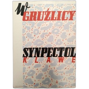 Druk reklamowy - Firmy Klawe -Synpectol - lek na gruźlicę, Litografia artystyczna W. Główczewski Warszawa [ Leki farmaceutyczne]