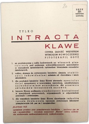 Advertising print - Klawe Companies - Intracta - [ Phytotherapy ].