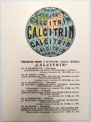 Advertising print - Vitamin nutrient meal Calcitrin [ Ludwik Spiess and Son, Warsaw ca. 1920 ].