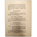 Druk reklamowy - Witaminowa mączka odżywcza Calcitrin [ Ludwik Spiess i Syn, Warszawa ok. 1920 ]